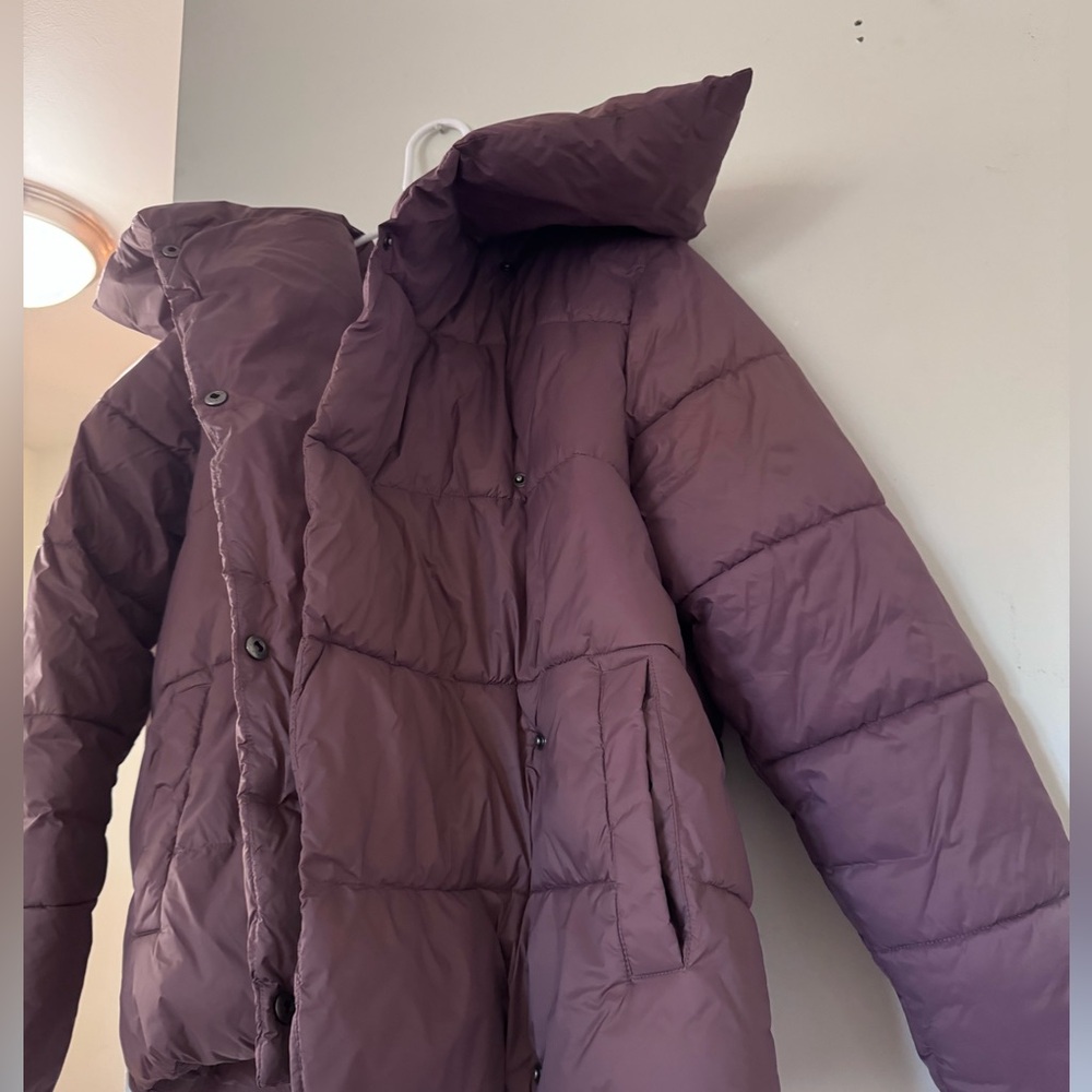Purple Puffer Jacket - image 1